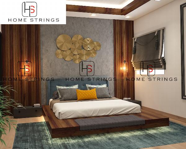 Modern bedroom 3D concept design